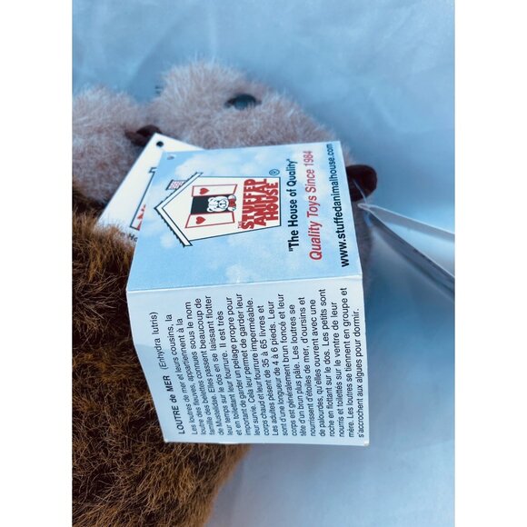 Animal House Sea Otters Plush “Kayak” W/Orange Starfish and “Salty” W/ Shell NWT - Picture 5 of 7